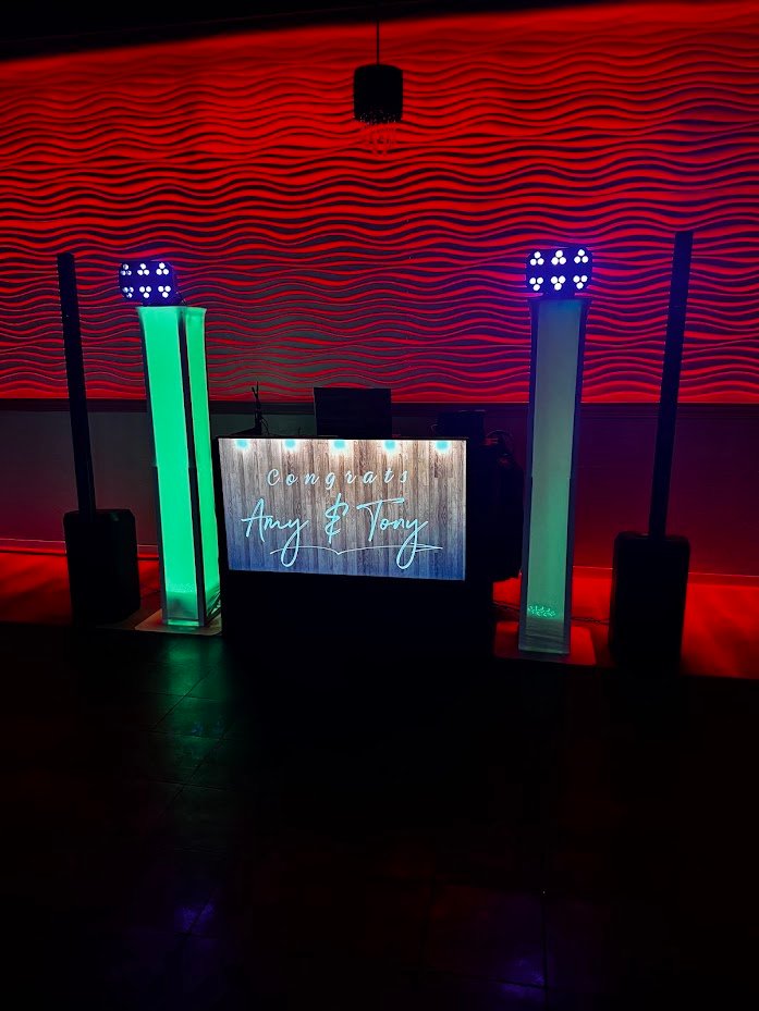 DJ TREND wedding reception setup